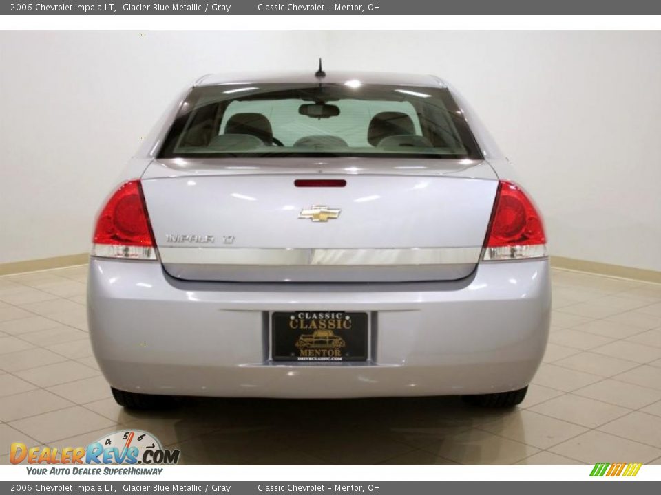 2006 Chevrolet Impala LT Glacier Blue Metallic / Gray Photo #6