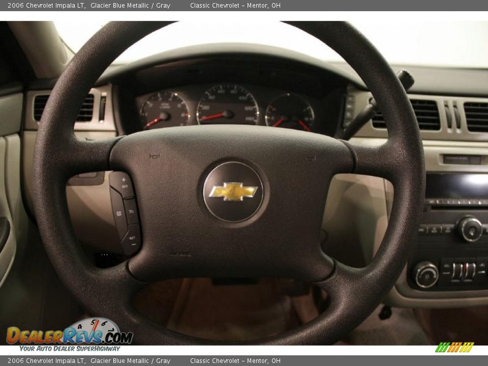 2006 Chevrolet Impala LT Glacier Blue Metallic / Gray Photo #11