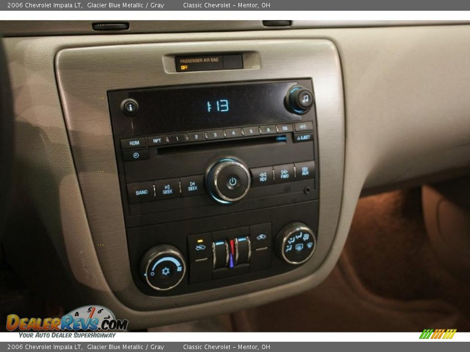 2006 Chevrolet Impala LT Glacier Blue Metallic / Gray Photo #13