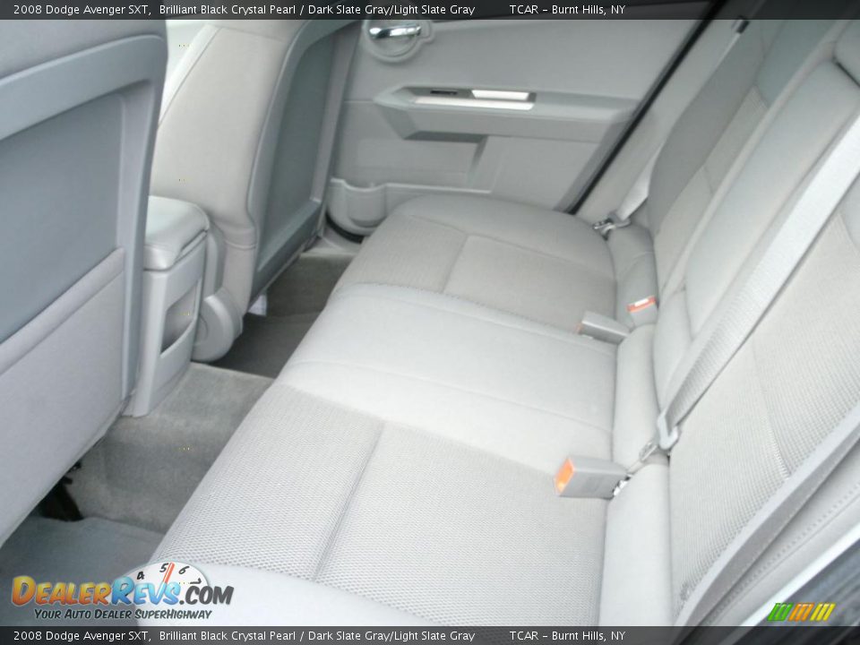 2008 Dodge Avenger SXT Brilliant Black Crystal Pearl / Dark Slate Gray/Light Slate Gray Photo #9