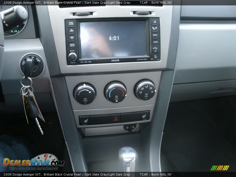 2008 Dodge Avenger SXT Brilliant Black Crystal Pearl / Dark Slate Gray/Light Slate Gray Photo #11
