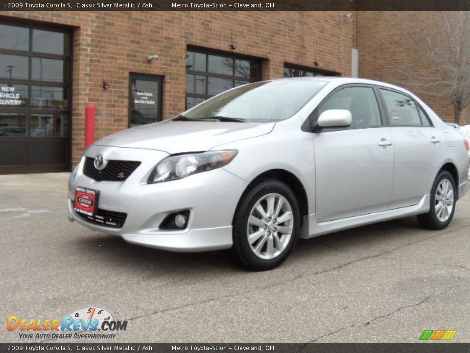 2009 Toyota Corolla S Classic Silver Metallic / Ash Photo #1