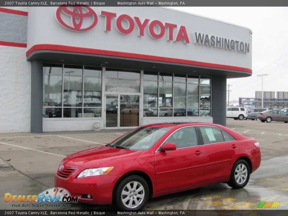 2007 Toyota Camry XLE Barcelona Red Metallic / Bisque Photo #1