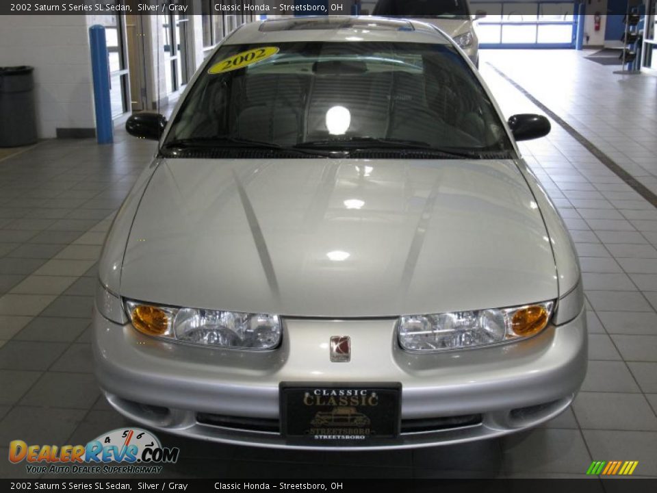 2002 Saturn S Series SL Sedan Silver / Gray Photo #5