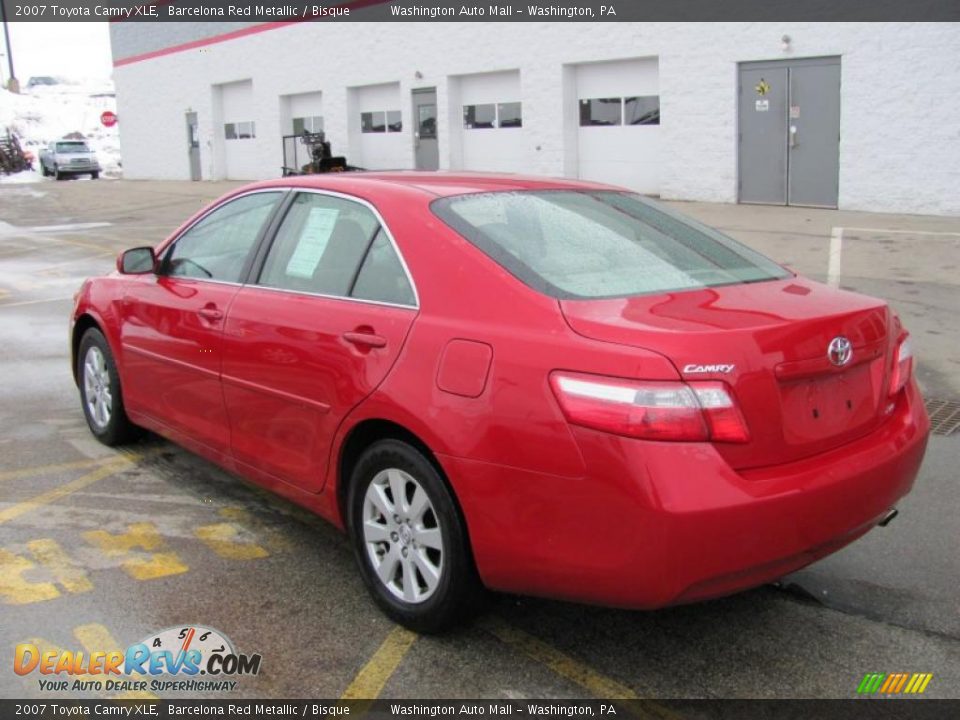 2007 Toyota Camry XLE Barcelona Red Metallic / Bisque Photo #3