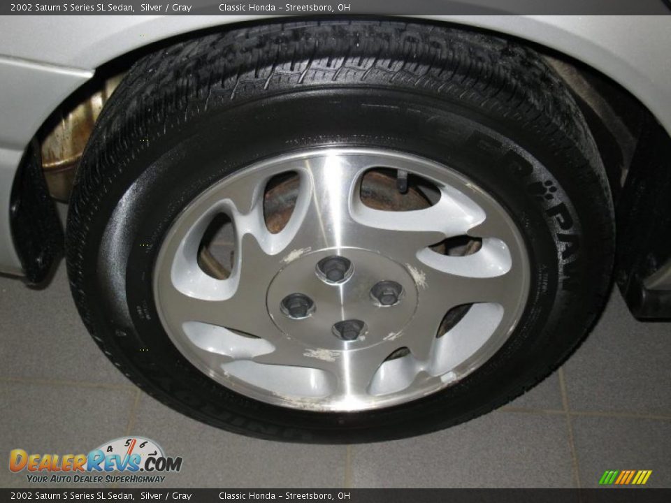 2002 Saturn S Series SL Sedan Silver / Gray Photo #9