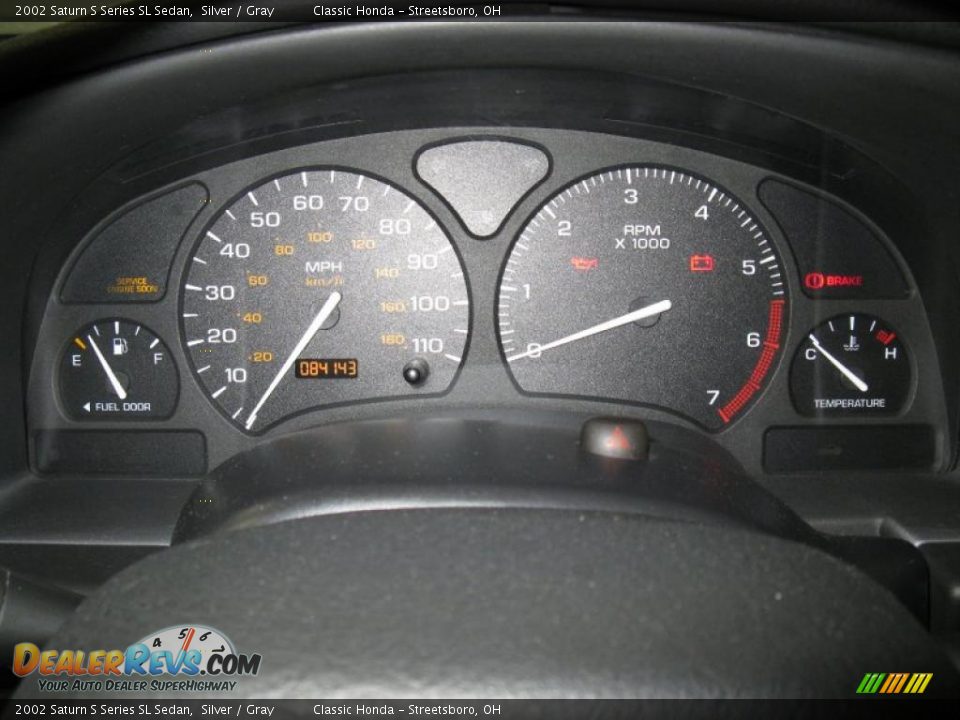 2002 Saturn S Series SL Sedan Silver / Gray Photo #14