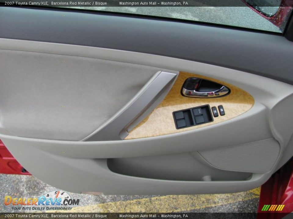 2007 Toyota Camry XLE Barcelona Red Metallic / Bisque Photo #12