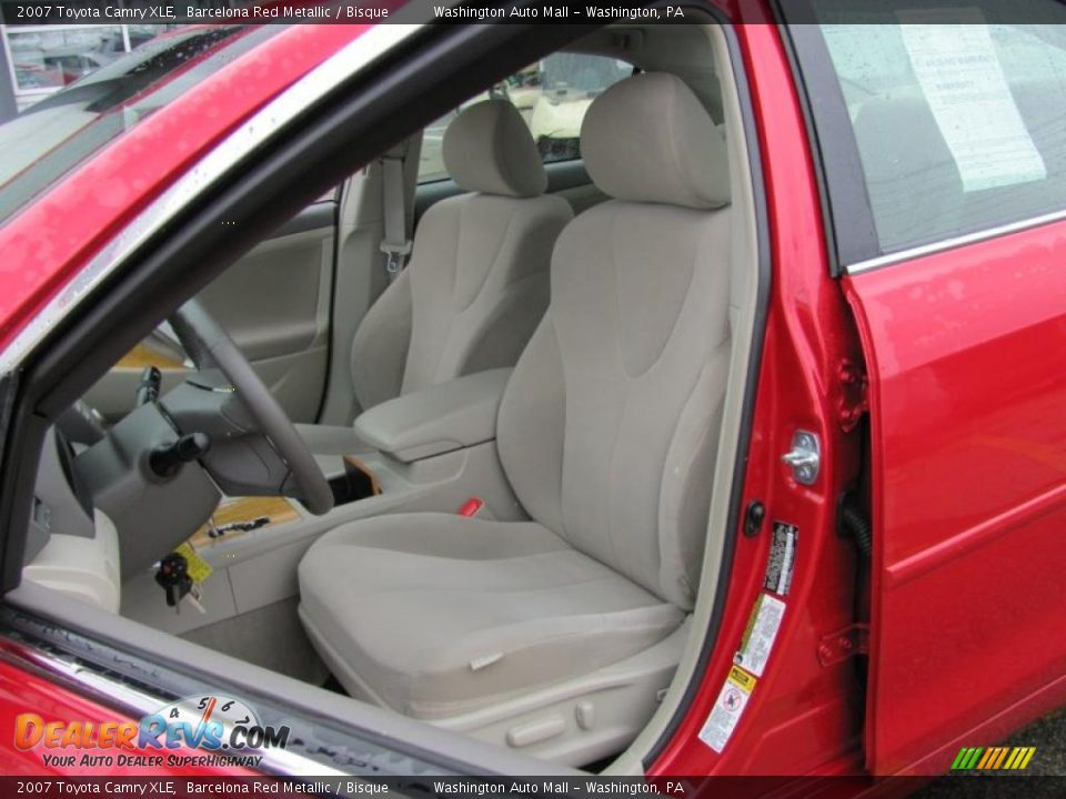 2007 Toyota Camry XLE Barcelona Red Metallic / Bisque Photo #13