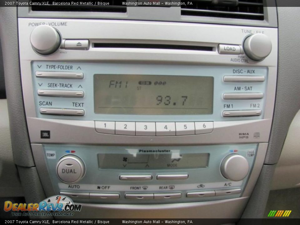2007 Toyota Camry XLE Barcelona Red Metallic / Bisque Photo #16