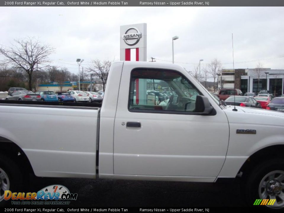 2008 Ford Ranger XL Regular Cab Oxford White / Medium Pebble Tan Photo #22