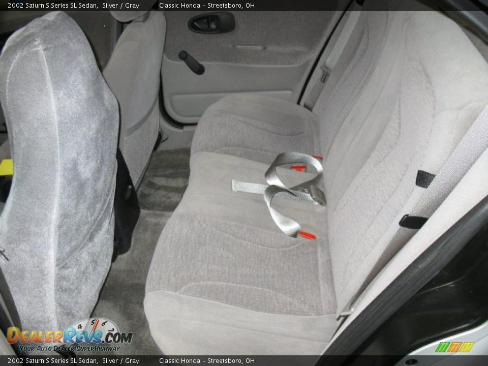 2002 Saturn S Series SL Sedan Silver / Gray Photo #21