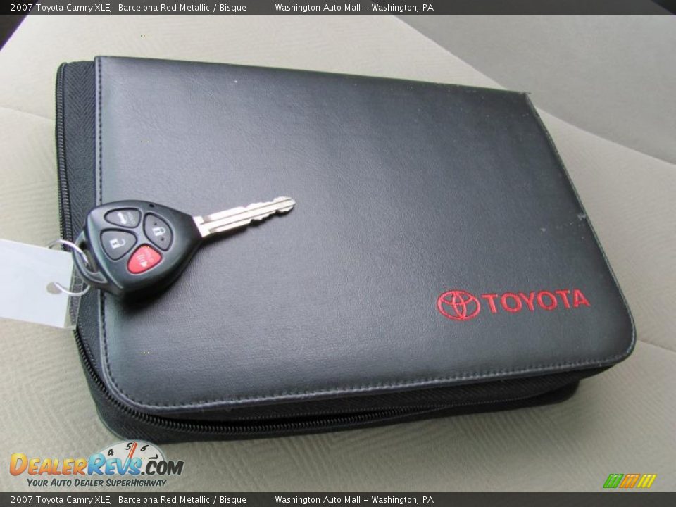 2007 Toyota Camry XLE Barcelona Red Metallic / Bisque Photo #18
