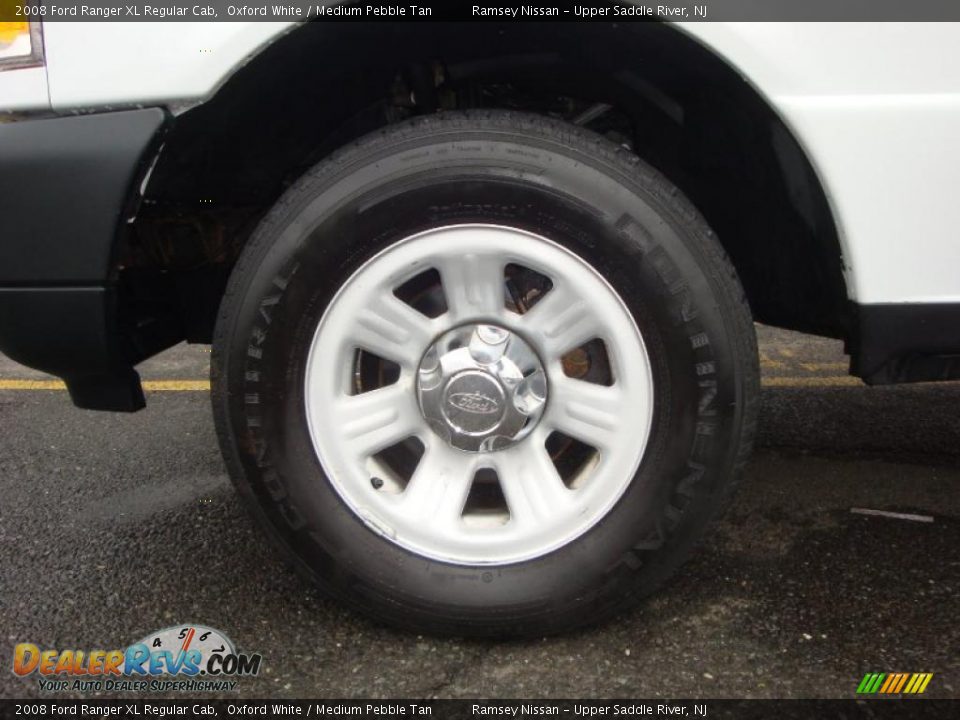 2008 Ford Ranger XL Regular Cab Oxford White / Medium Pebble Tan Photo #24
