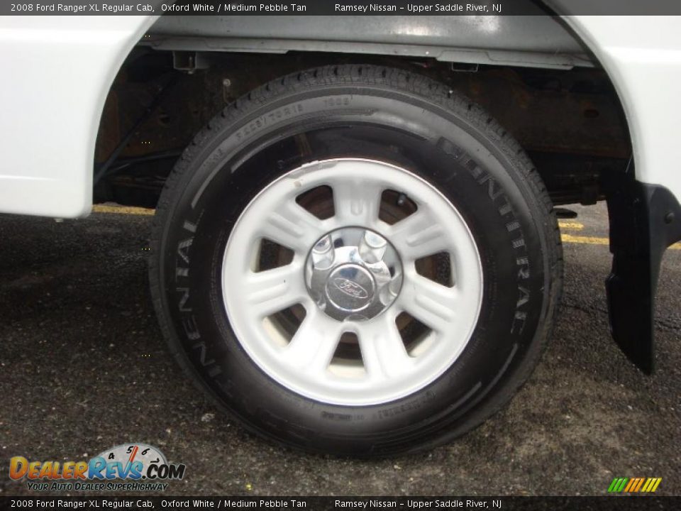 2008 Ford Ranger XL Regular Cab Oxford White / Medium Pebble Tan Photo #25