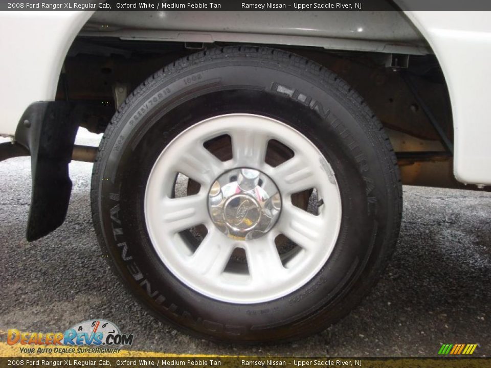 2008 Ford Ranger XL Regular Cab Oxford White / Medium Pebble Tan Photo #26