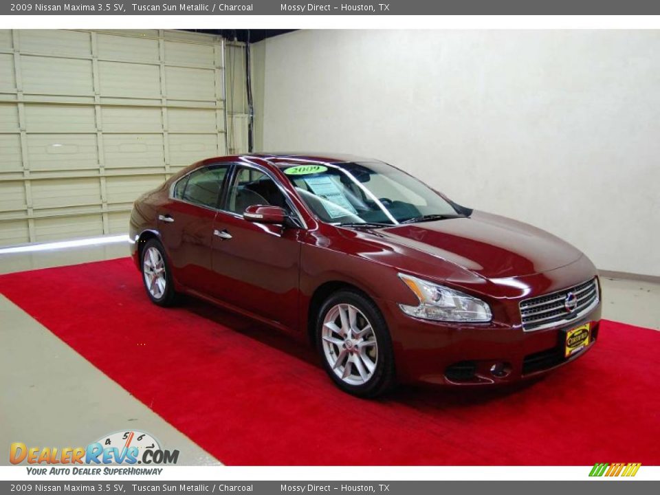 2009 Nissan Maxima 3.5 SV Tuscan Sun Metallic / Charcoal Photo #1
