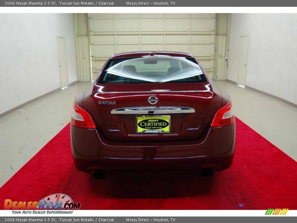2009 Nissan Maxima 3.5 SV Tuscan Sun Metallic / Charcoal Photo #5
