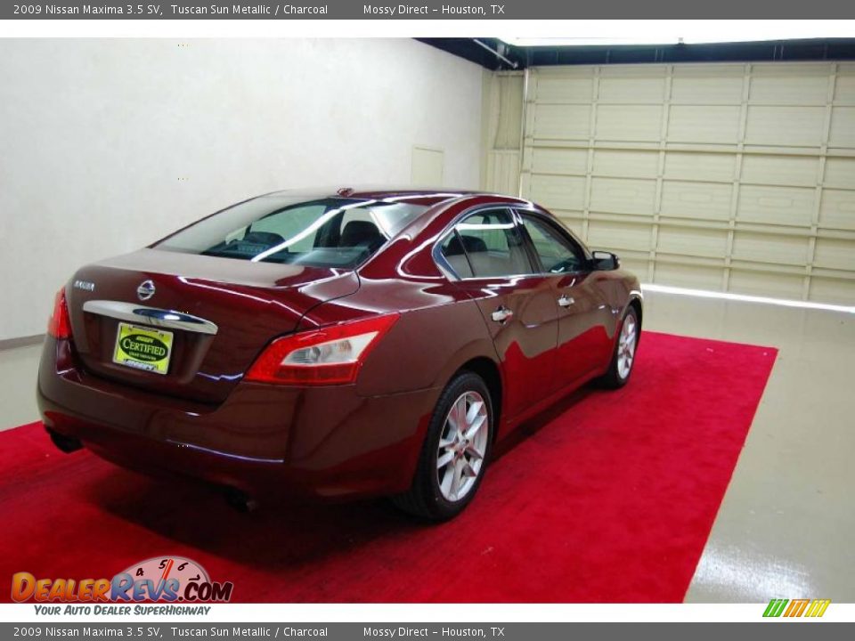 2009 Nissan Maxima 3.5 SV Tuscan Sun Metallic / Charcoal Photo #6