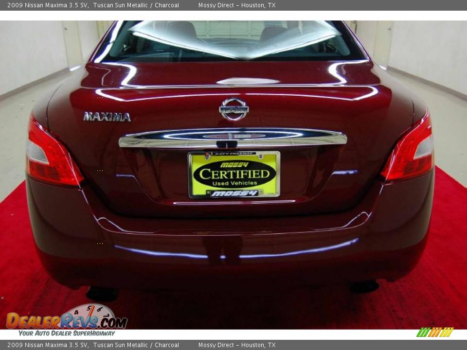 2009 Nissan Maxima 3.5 SV Tuscan Sun Metallic / Charcoal Photo #8