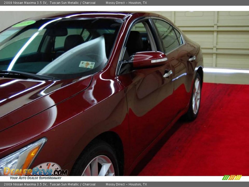 2009 Nissan Maxima 3.5 SV Tuscan Sun Metallic / Charcoal Photo #12