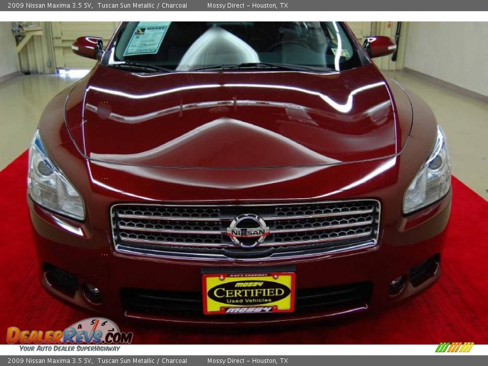 2009 Nissan Maxima 3.5 SV Tuscan Sun Metallic / Charcoal Photo #13