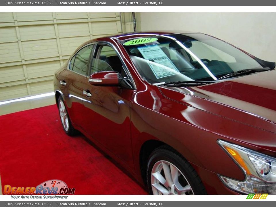 2009 Nissan Maxima 3.5 SV Tuscan Sun Metallic / Charcoal Photo #14