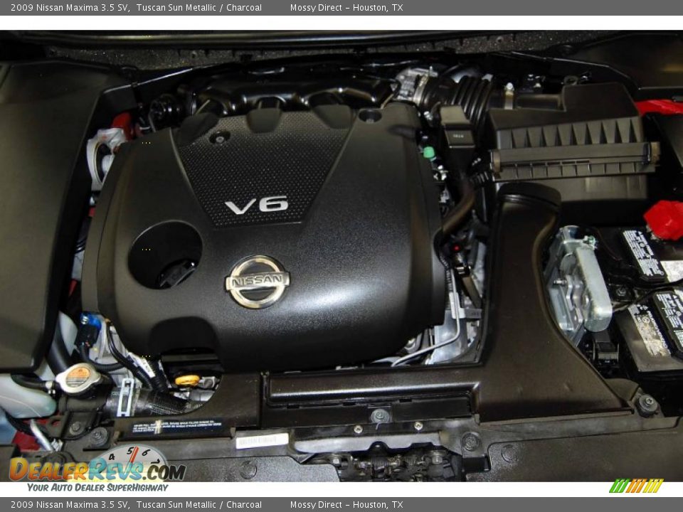2009 Nissan Maxima 3.5 SV Tuscan Sun Metallic / Charcoal Photo #35