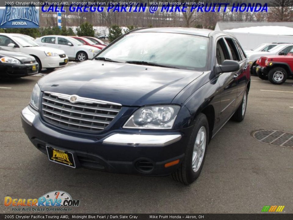 2005 Chrysler Pacifica Touring AWD Midnight Blue Pearl / Dark Slate Gray Photo #3