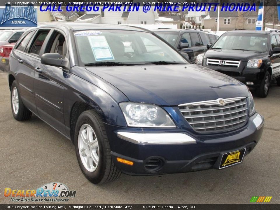 2005 Chrysler Pacifica Touring AWD Midnight Blue Pearl / Dark Slate Gray Photo #5