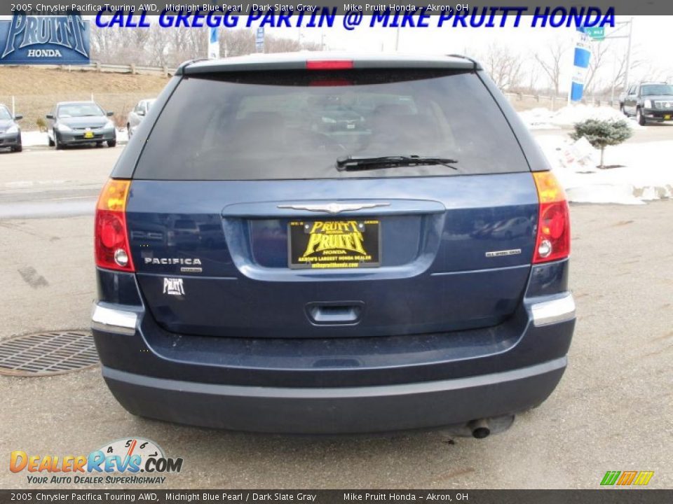 2005 Chrysler Pacifica Touring AWD Midnight Blue Pearl / Dark Slate Gray Photo #8