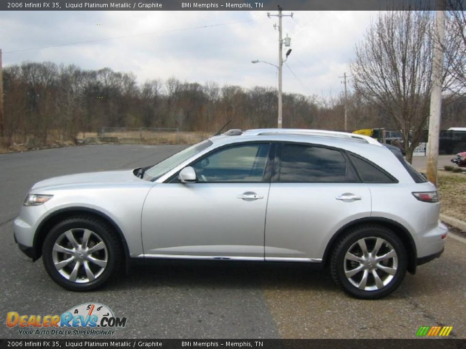 2006 Infiniti FX 35 Liquid Platinum Metallic / Graphite Photo #2