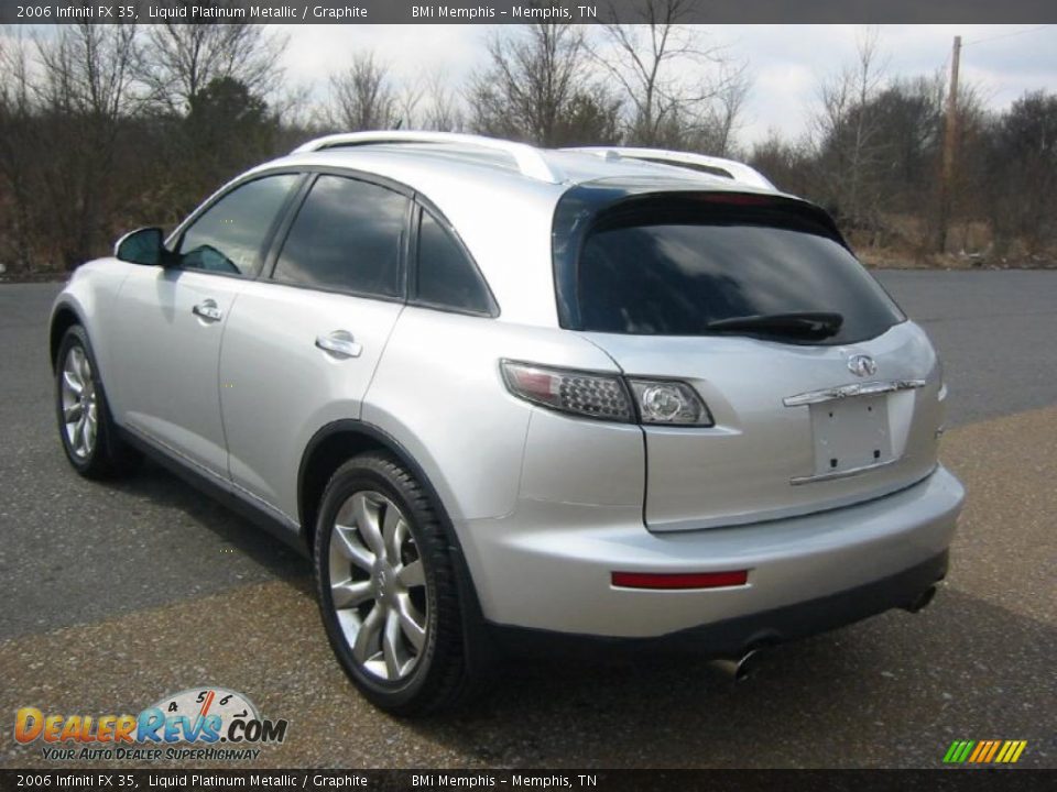 2006 Infiniti FX 35 Liquid Platinum Metallic / Graphite Photo #3