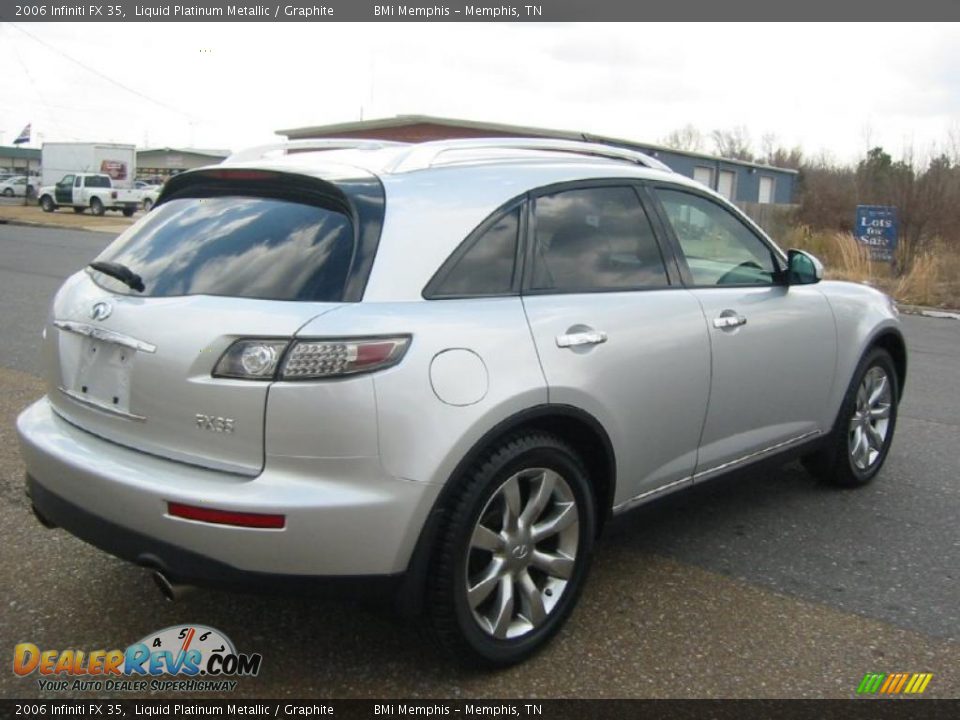 2006 Infiniti FX 35 Liquid Platinum Metallic / Graphite Photo #5