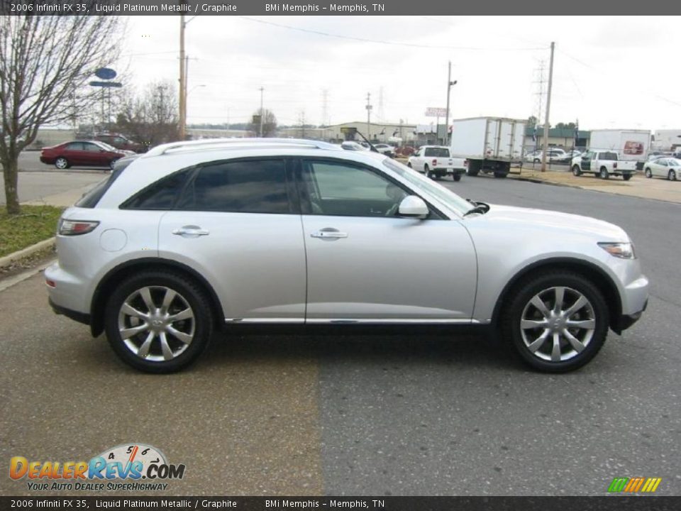 2006 Infiniti FX 35 Liquid Platinum Metallic / Graphite Photo #6