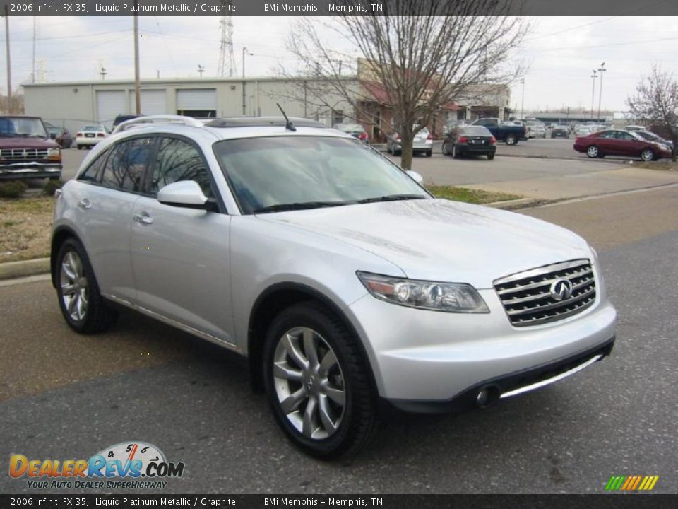 2006 Infiniti FX 35 Liquid Platinum Metallic / Graphite Photo #7