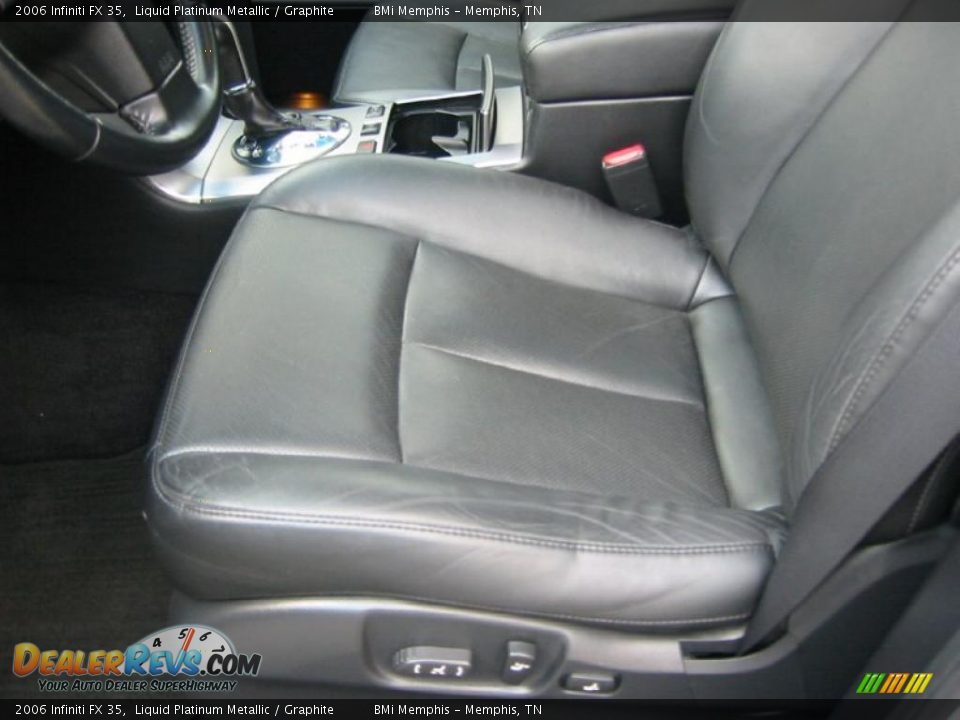2006 Infiniti FX 35 Liquid Platinum Metallic / Graphite Photo #10