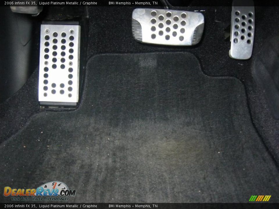 2006 Infiniti FX 35 Liquid Platinum Metallic / Graphite Photo #11