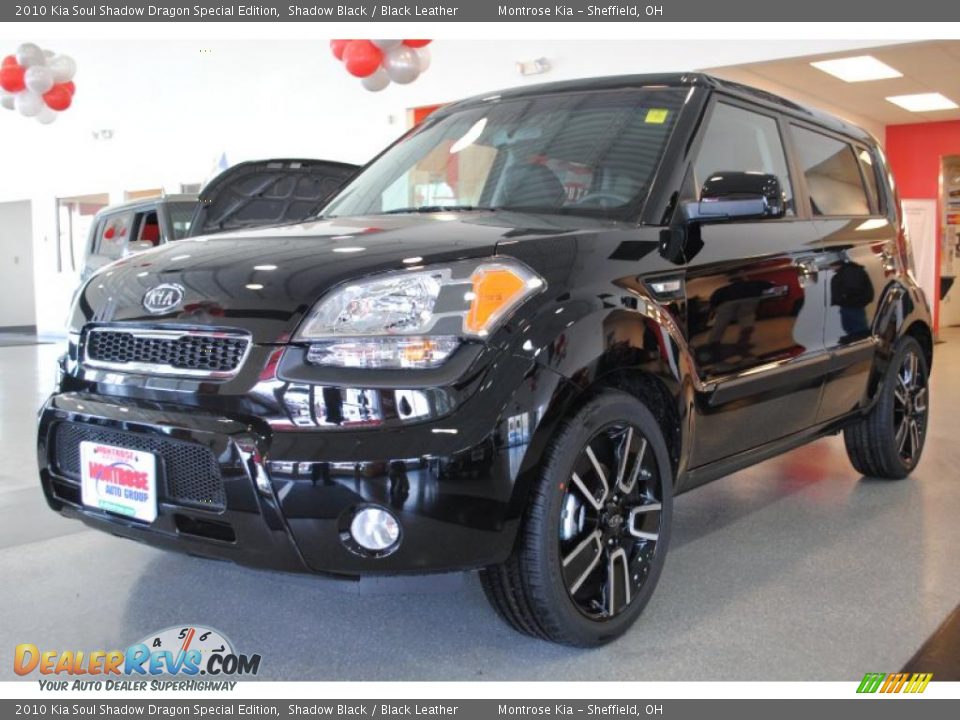 2010 Kia Soul Shadow Dragon Special Edition Shadow Black / Black Leather Photo #3