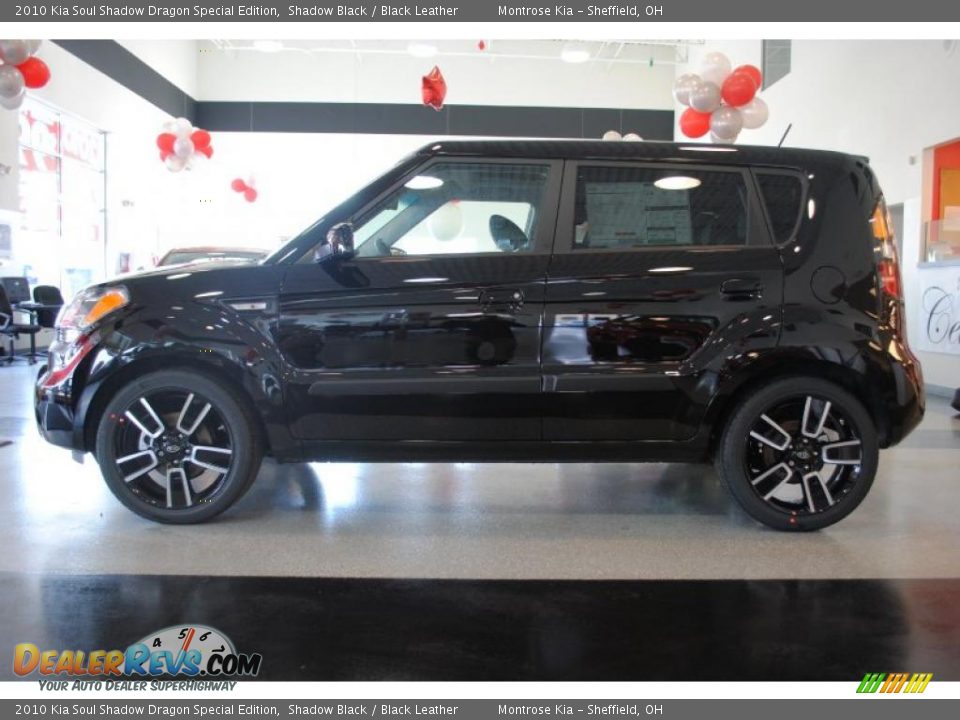 2010 Kia Soul Shadow Dragon Special Edition Shadow Black / Black Leather Photo #4