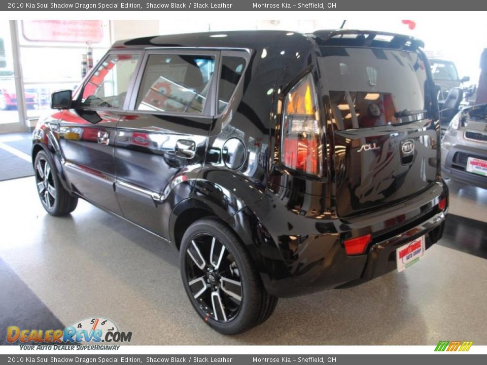 2010 Kia Soul Shadow Dragon Special Edition Shadow Black / Black Leather Photo #5