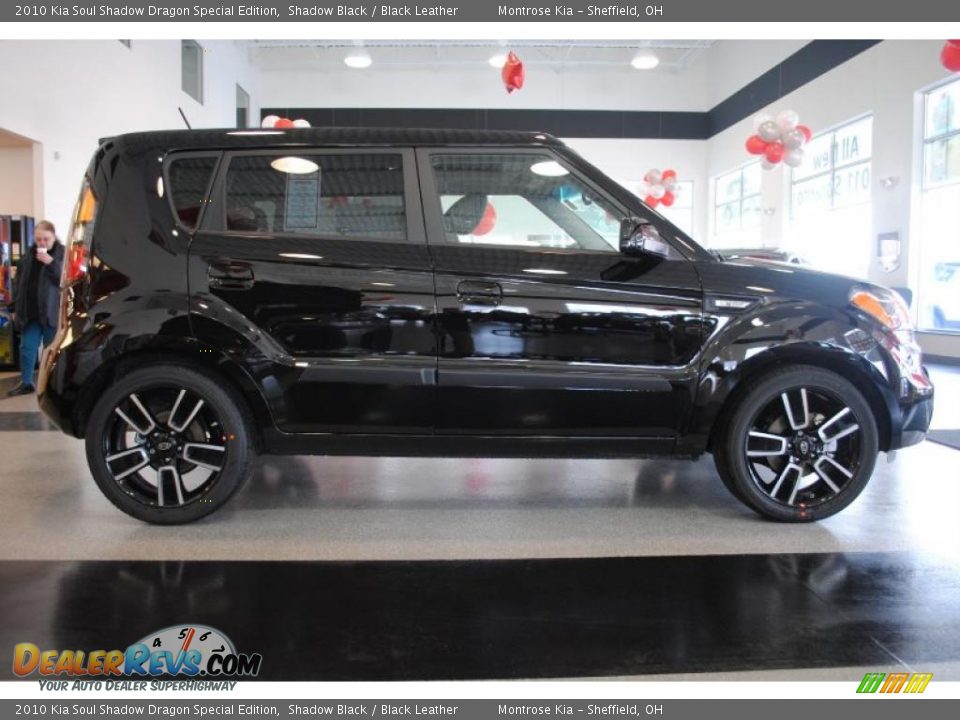2010 Kia Soul Shadow Dragon Special Edition Shadow Black / Black Leather Photo #9