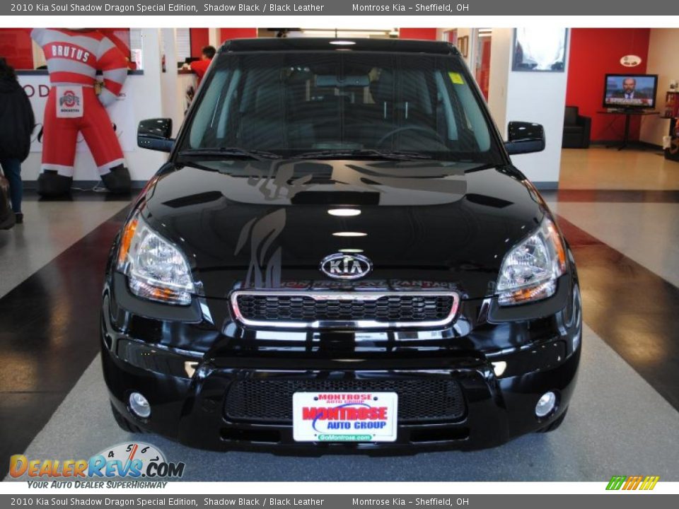 2010 Kia Soul Shadow Dragon Special Edition Shadow Black / Black Leather Photo #11