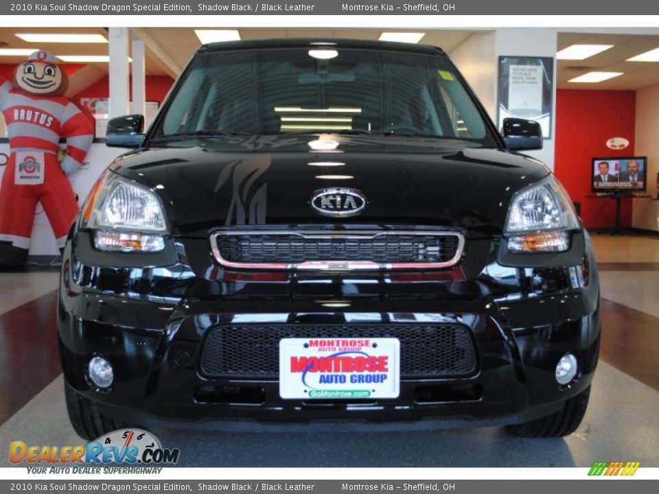 2010 Kia Soul Shadow Dragon Special Edition Shadow Black / Black Leather Photo #12
