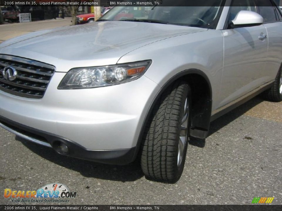 2006 Infiniti FX 35 Liquid Platinum Metallic / Graphite Photo #26