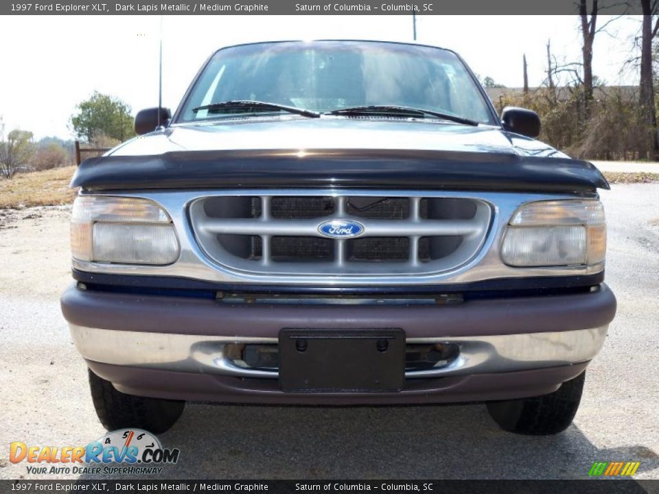 1997 Ford Explorer XLT Dark Lapis Metallic / Medium Graphite Photo #2