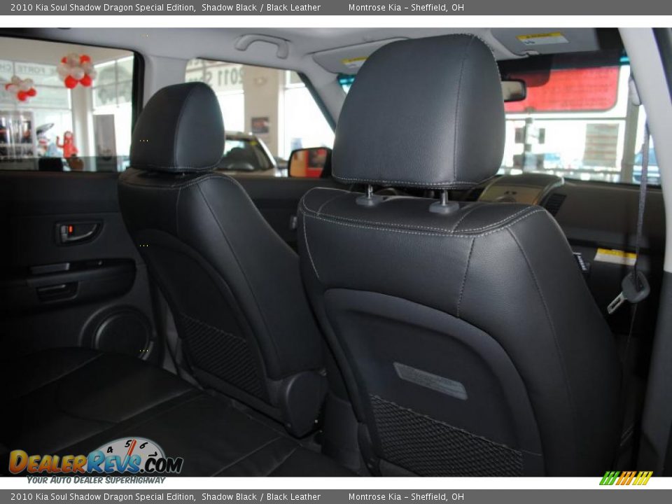 2010 Kia Soul Shadow Dragon Special Edition Shadow Black / Black Leather Photo #20