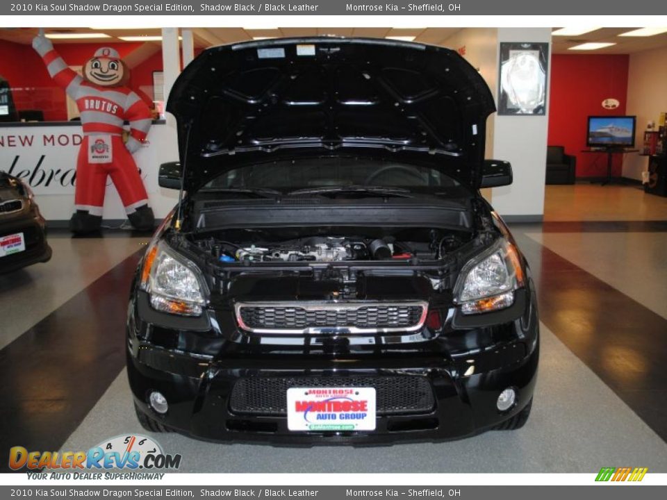 2010 Kia Soul Shadow Dragon Special Edition Shadow Black / Black Leather Photo #22