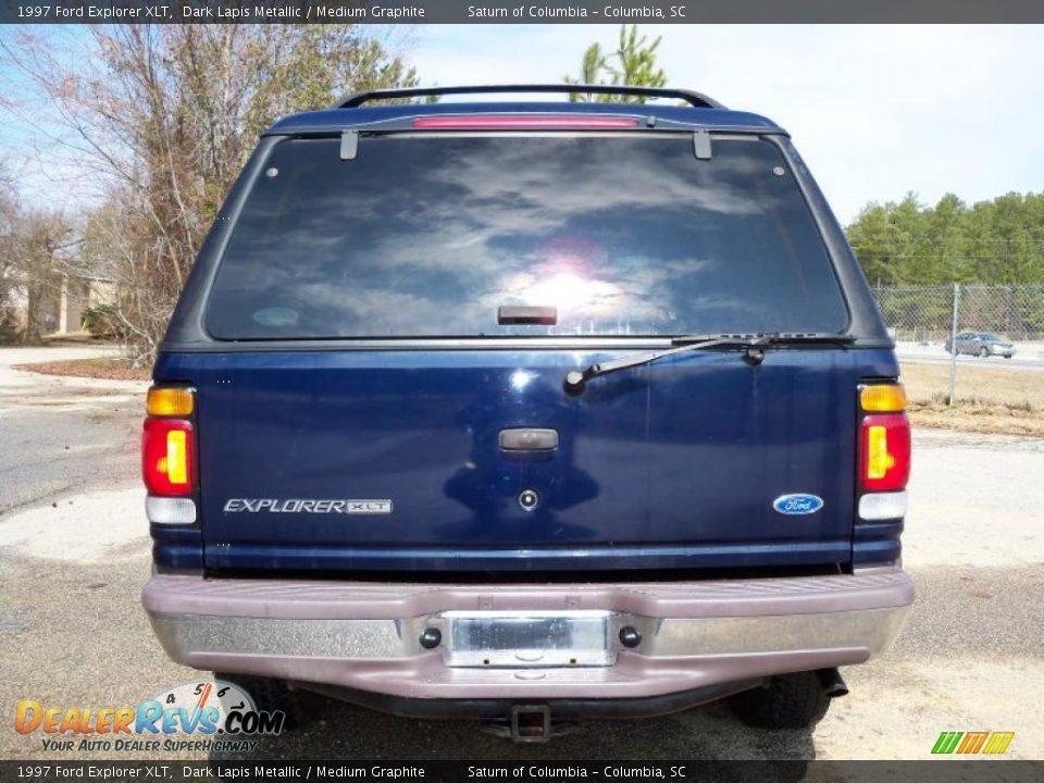 1997 Ford Explorer XLT Dark Lapis Metallic / Medium Graphite Photo #7