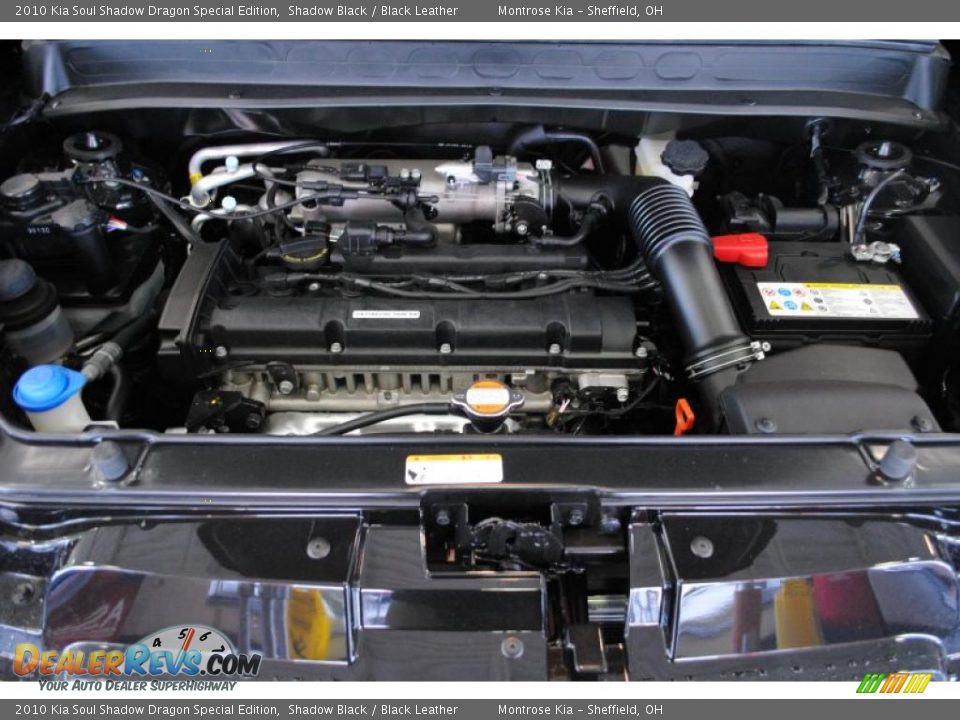 2010 Kia Soul Shadow Dragon Special Edition Shadow Black / Black Leather Photo #23